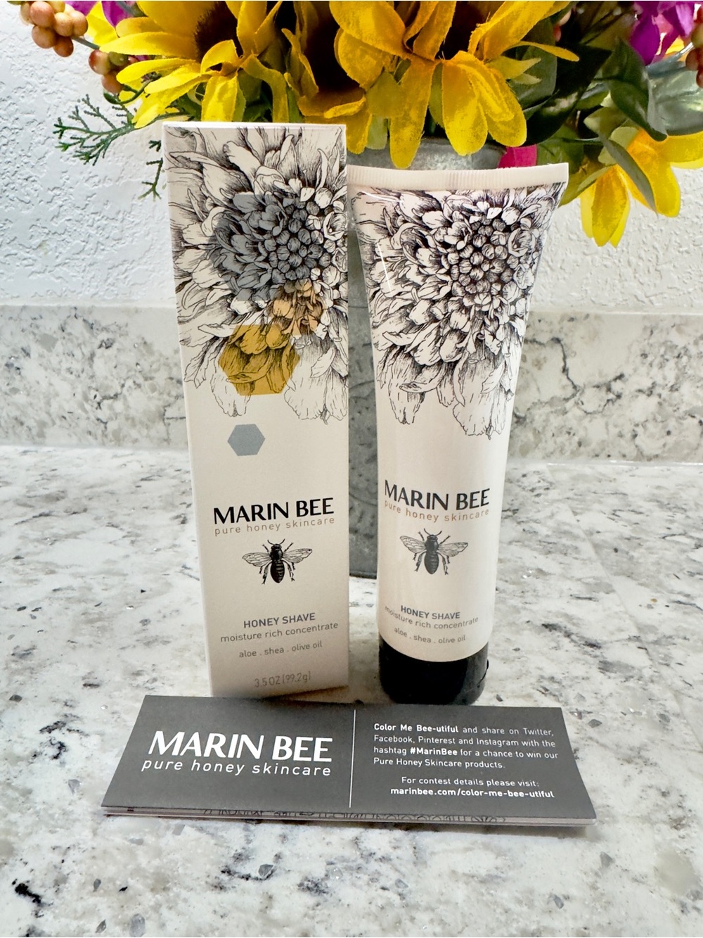 Marin Bee Honey Shave Moisture Rich Concentrate Shave Cream